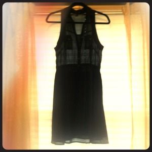 Medium black chiffon dress
