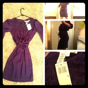 Peasant style long sleeved dress