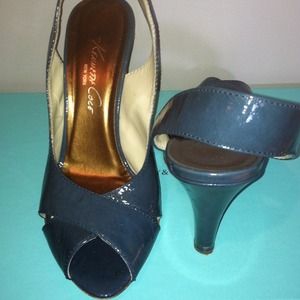 Kenneth Cole open toe sling backs