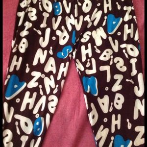 Blue & White leggings