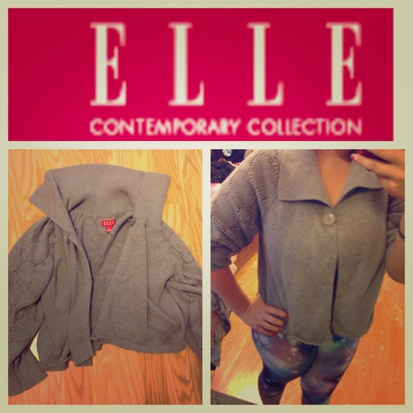 Elle Gray Sweater.