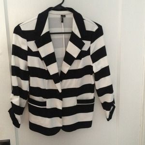 Stripped blazer