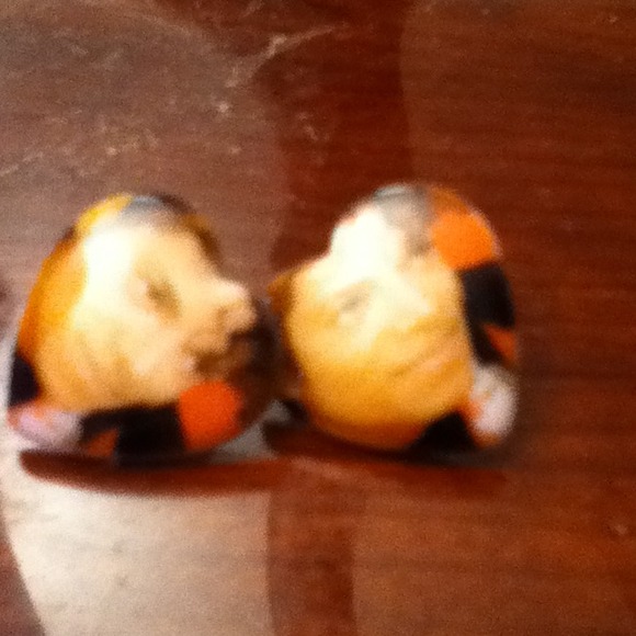 Heart shaped Michael Jackson earrings