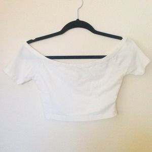 Brandy Melville White Crop Top