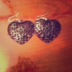 ❤Heart shaped earrings ❤
