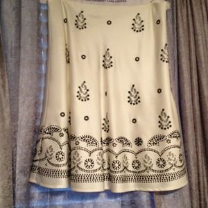 White House Black Market Beaded Skirt