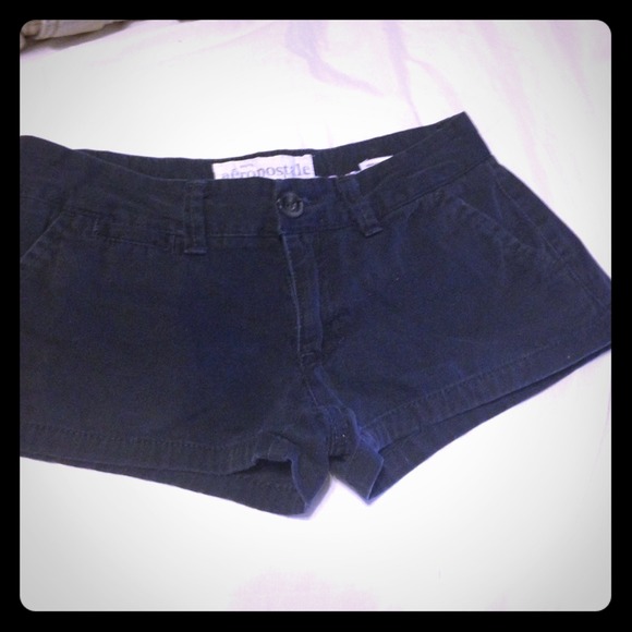 Aeropostale dark blue khaki shorts. - Picture 1 of 4