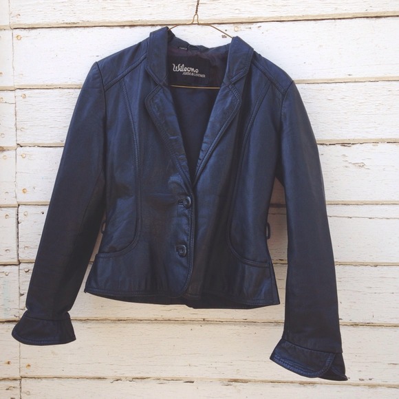 Wilsons Leather Jackets & Blazers - Black Wilsons Leather Short Jacket