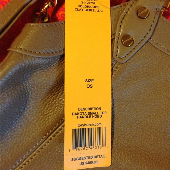 ✋Sold✋💯 Authentic Tory Burch hobo-no trade - Picture 4 of 4