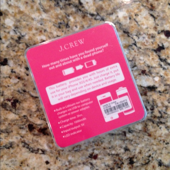 J. Crew Leopard iPhone 4S case & battery backup - Picture 3 of 3