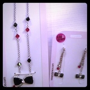 Lola and grace by Swarovski earring and necklace