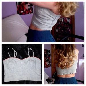 American Eagle Sweetheart Crop Corset Top