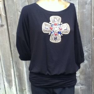 St. John top and blue at john