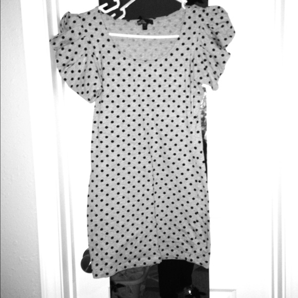 Polka dot mini dress