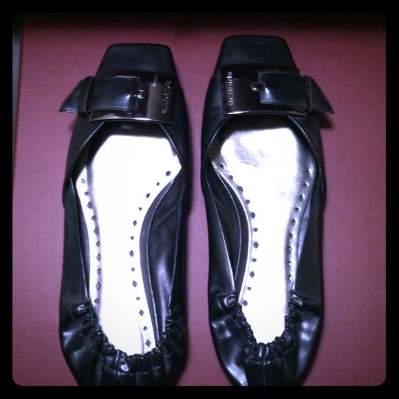 BCBGirls buckle flats!! Worn one time!!!