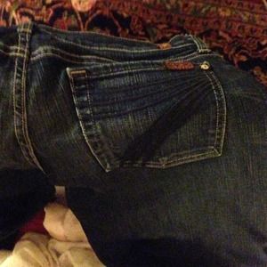 Size 28 seven jeans cropped Capri