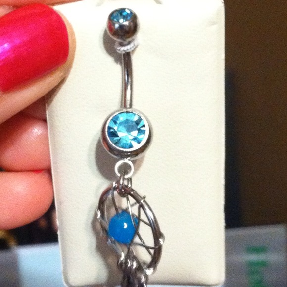 Dream catcher belly ring