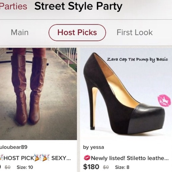 🎉host pick 9/29🎉💋Stiletto leather cap heels💋