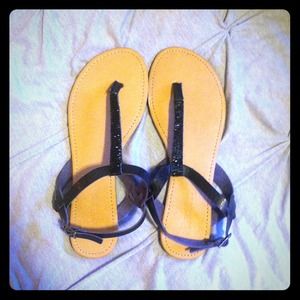Black sandals