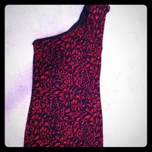 Cheetah print club dress