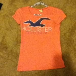 Pink Hollister California tee