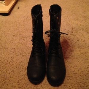 Black boots