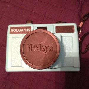 Blue holga camera