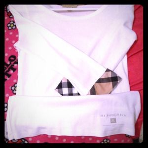 BURBERRY BRIT QUARTER SLEEVE SHIRT