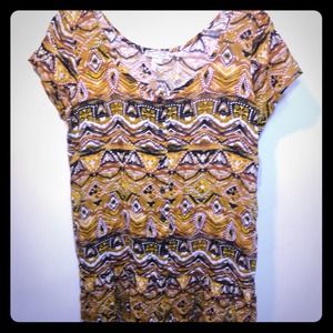 Kirra Aztec print dress
