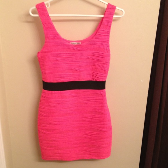 Charlotte Russe Hot pink bodycon dress