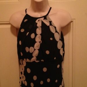 Black & white print dress Sz 10