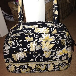 Vera Bradley - yellow bird bowler bag