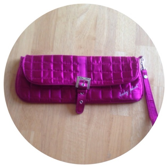 Baby Phat Handbags - NWOT Fuchsia Satin Purse