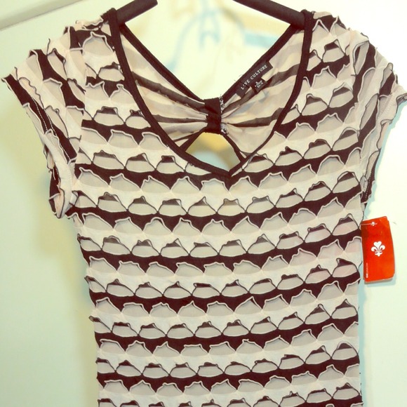 Love Culture Pink & Black Bodycon Dress