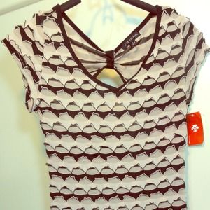 Love Culture Pink & Black Bodycon Dress