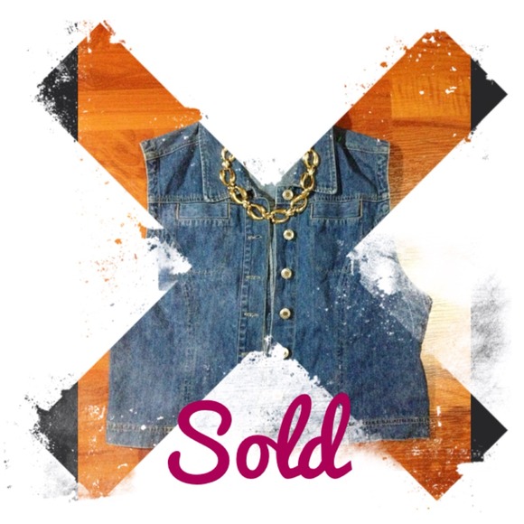 Denim vest