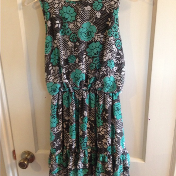 SOLD Vintage inspired Mint, black DRESS - Picture 4 of 4