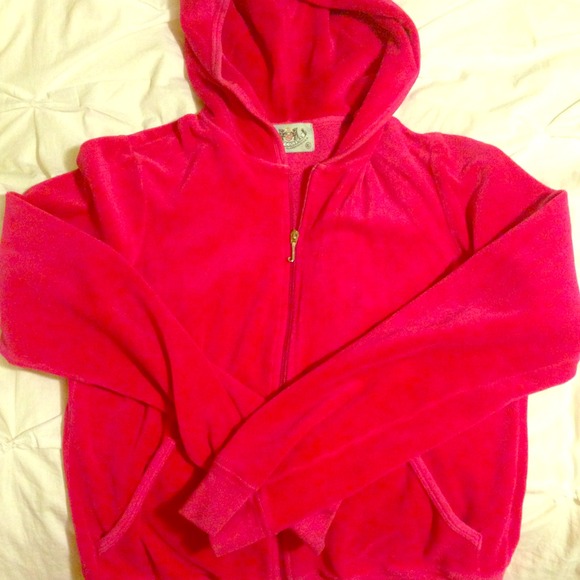 Hot pink juicy velour jacket