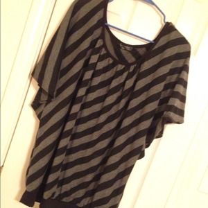 Black and Gray blouse