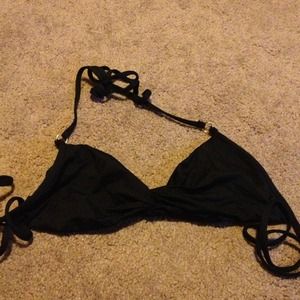 Black bathing suit top