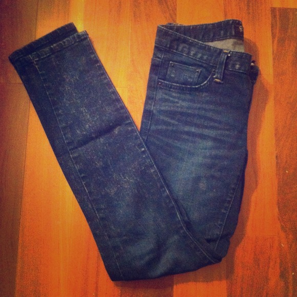 Dark blue skinny jeans/jeggings