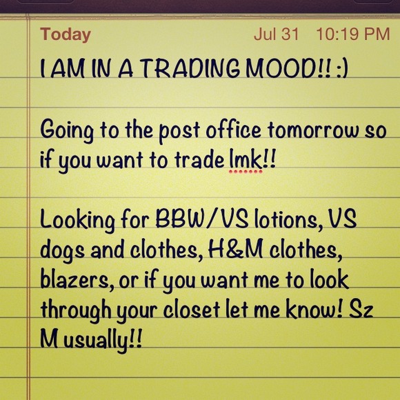 WHO WANTS TO TRADE? :D