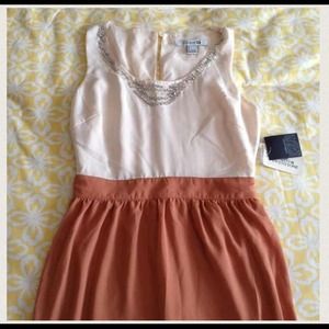 Two tone jewel dress