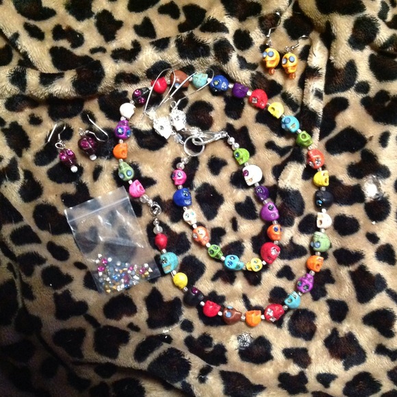 Skull Jewelry Set