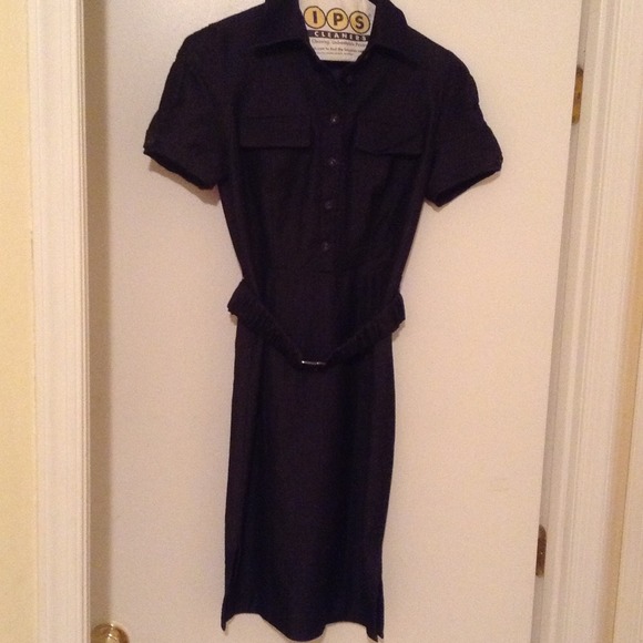 Calvin Klein Black Denim Dress