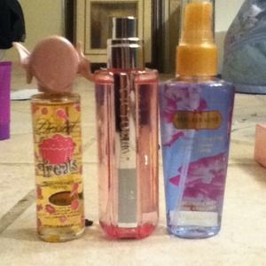 Victoria secret and Jessica Simpson body spray