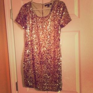 Forever 21 Bronze Cocktail Dress