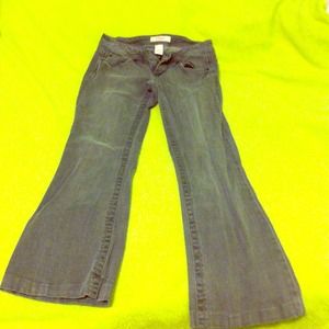 Gray wash jeans
