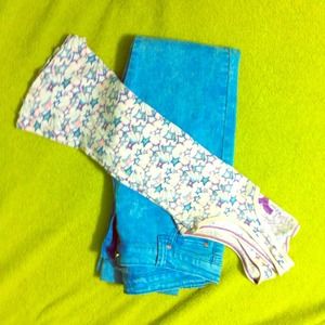 Turquoise jean and tank top bundle!