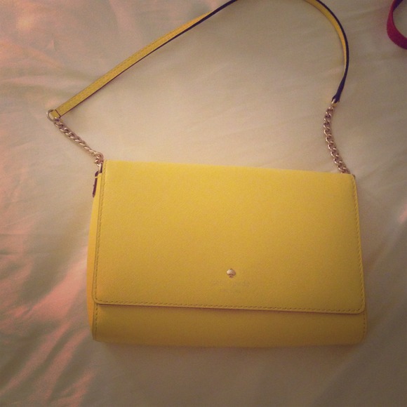 kate spade Handbags - Kate spade small size handbag with yellow color